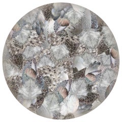 Grand tapis Moooi Dodo Pavone à motif d'animaux disparus en polyamide souple
