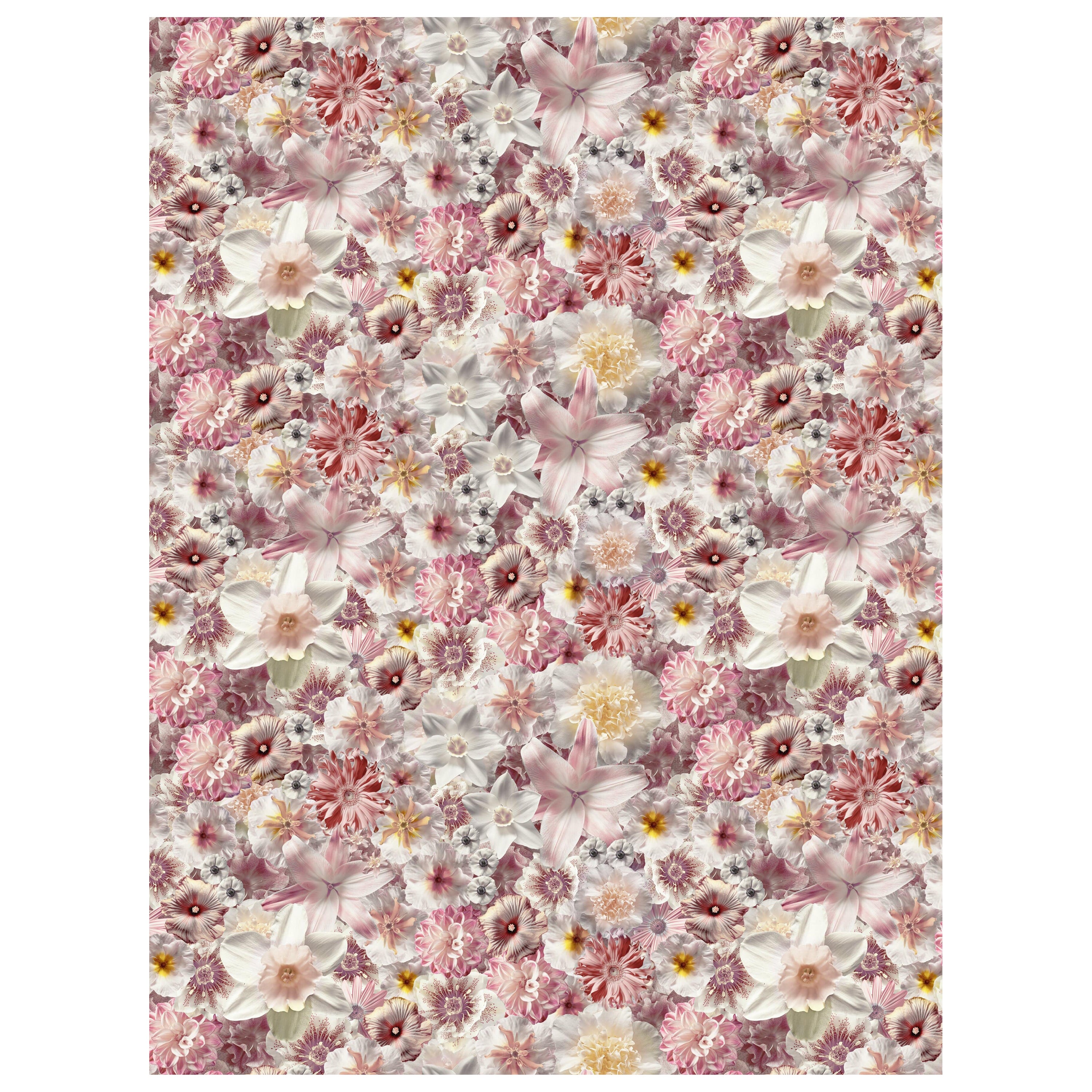Grand tapis rectangulaire Flowergarden Day de Moooi en polyamide souple