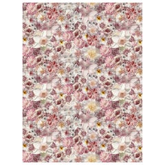 Grand tapis rectangulaire Flowergarden Day de Moooi en polyamide souple