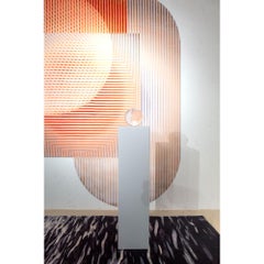 Moooi Large Fluid Water Round Rug in Soft Yarn Polyamide by Rive Roshan