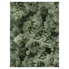 Moooi - Grand tapis rectangulaire vert hortensia en polyamide à fil souple