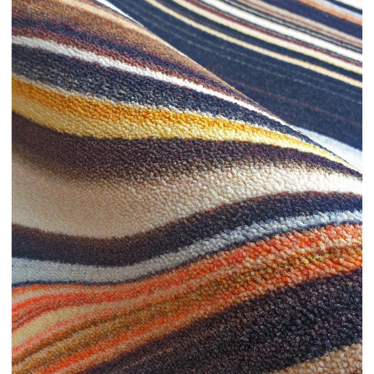 Moooi Large Liquid Layers Tulip Rectangle Rug in Soft Yarn Polyamide