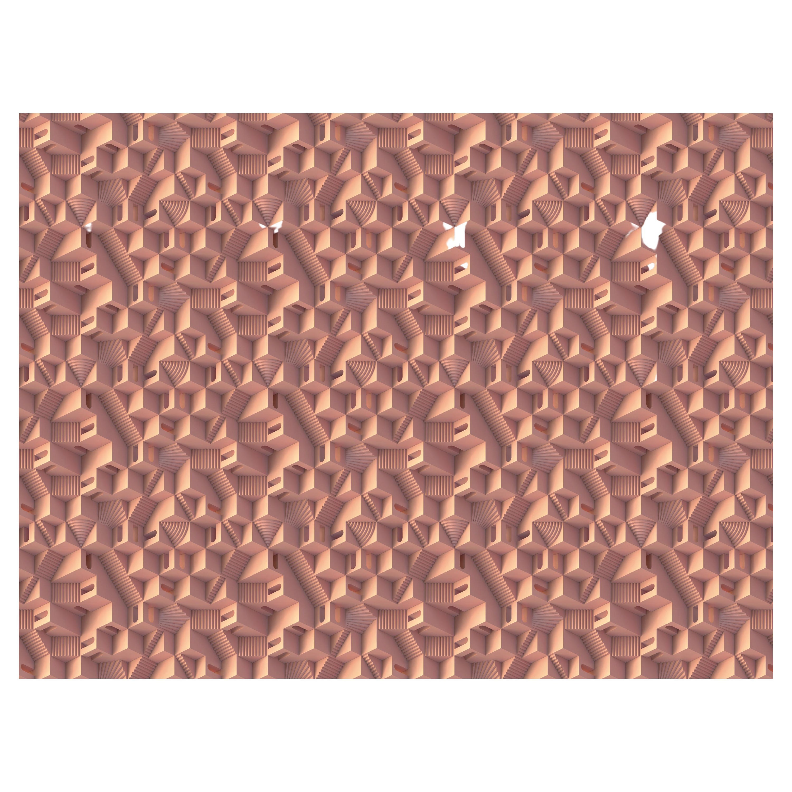 Großer, rechteckiger Miami-Maze-Teppich aus weichem Polyamide von Moooi von Note
