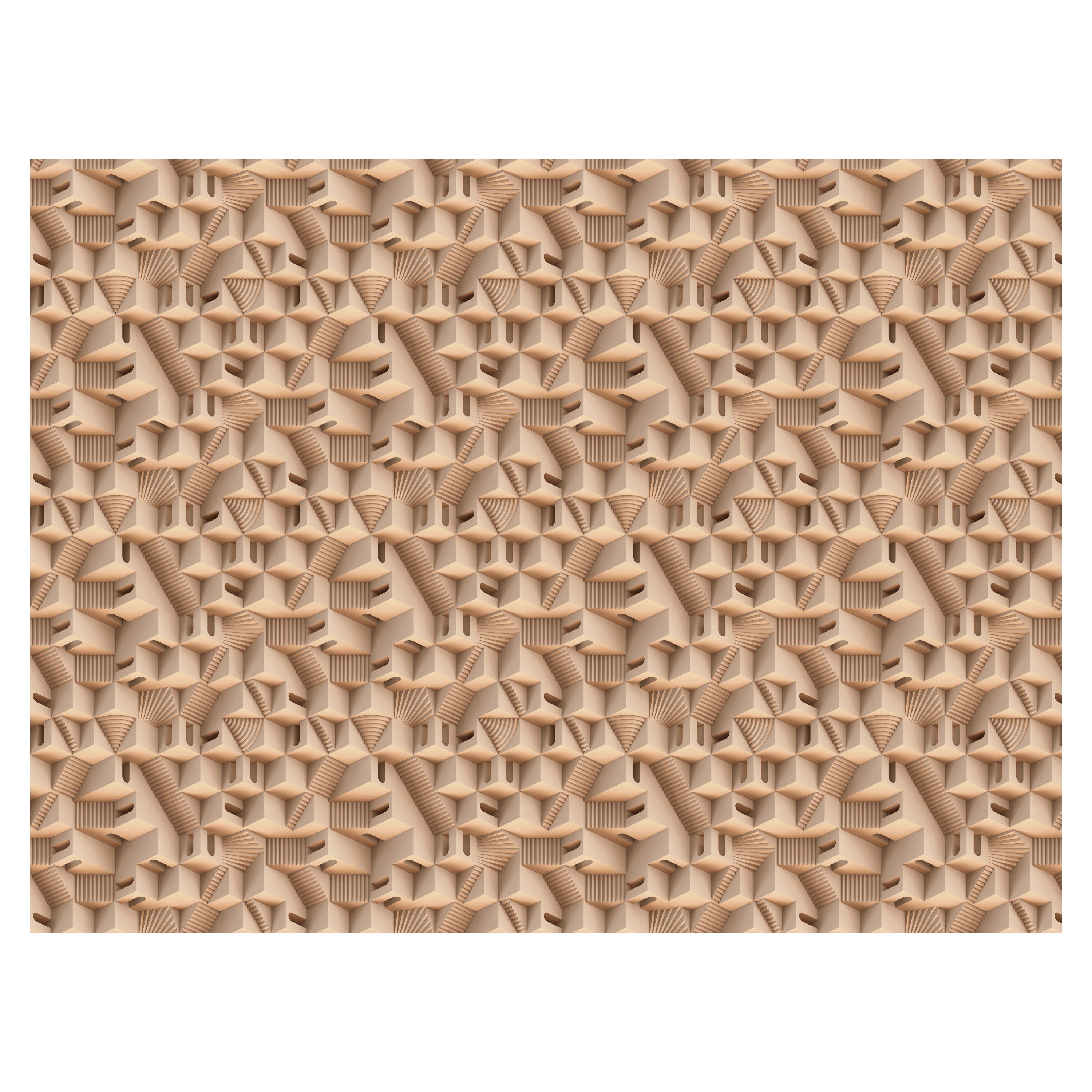 Moooi Large Maze Puglia Rectangle Rug in Low Pile Polyamide by Note