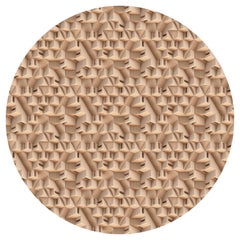 Grand tapis rond Maze Puglia Moooi en polyamide de fil souple par Note