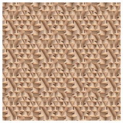 Grand tapis carré Maze Puglia en polyamide à poils bas Moooi par Note