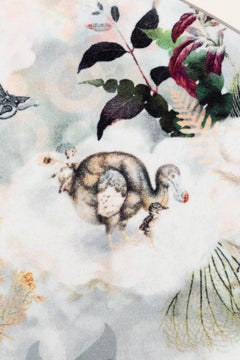 Moooi Grand tapis rectangulaire Memento Medley Dawn en polyamide à poils ras