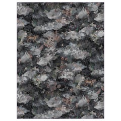 Tappeto rettangolare Moooi Large Memento Medley Dusk in lana con finitura a orlo cieco