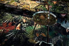 Moooi Large Menagerie of Extinct Animals Raven Round Rug in Low Pile Polyamide