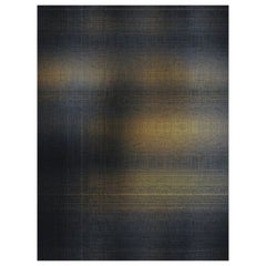 Moooi Alfombra rectangular grande de lienzo Shantung en poliamida de hilo suave