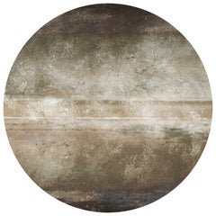 Tappeto rotondo Moooi Large Quiet Collection Morning Clay in poliammide a pelo basso