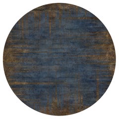 Moooi Large Quiet Collection Patina Fog Round Rug in Soft Yarn Polyamide