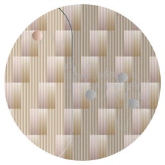 Grand tapis Moooi de la collection Swell en laine et citrine de Mae Engelgeer