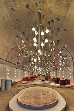 Moooi Large Swell Collection Sunstone Rug in Wool by Mae Engelgeer