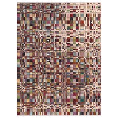 Moooi - Grand tapis rectangulaire 100 % perles collection Yarn Box en polyamide à poils bas