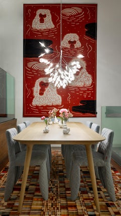 Moooi Large Yarn Box Collection Bead Rectangle 100% Rug in Soft Yarn Polyamide