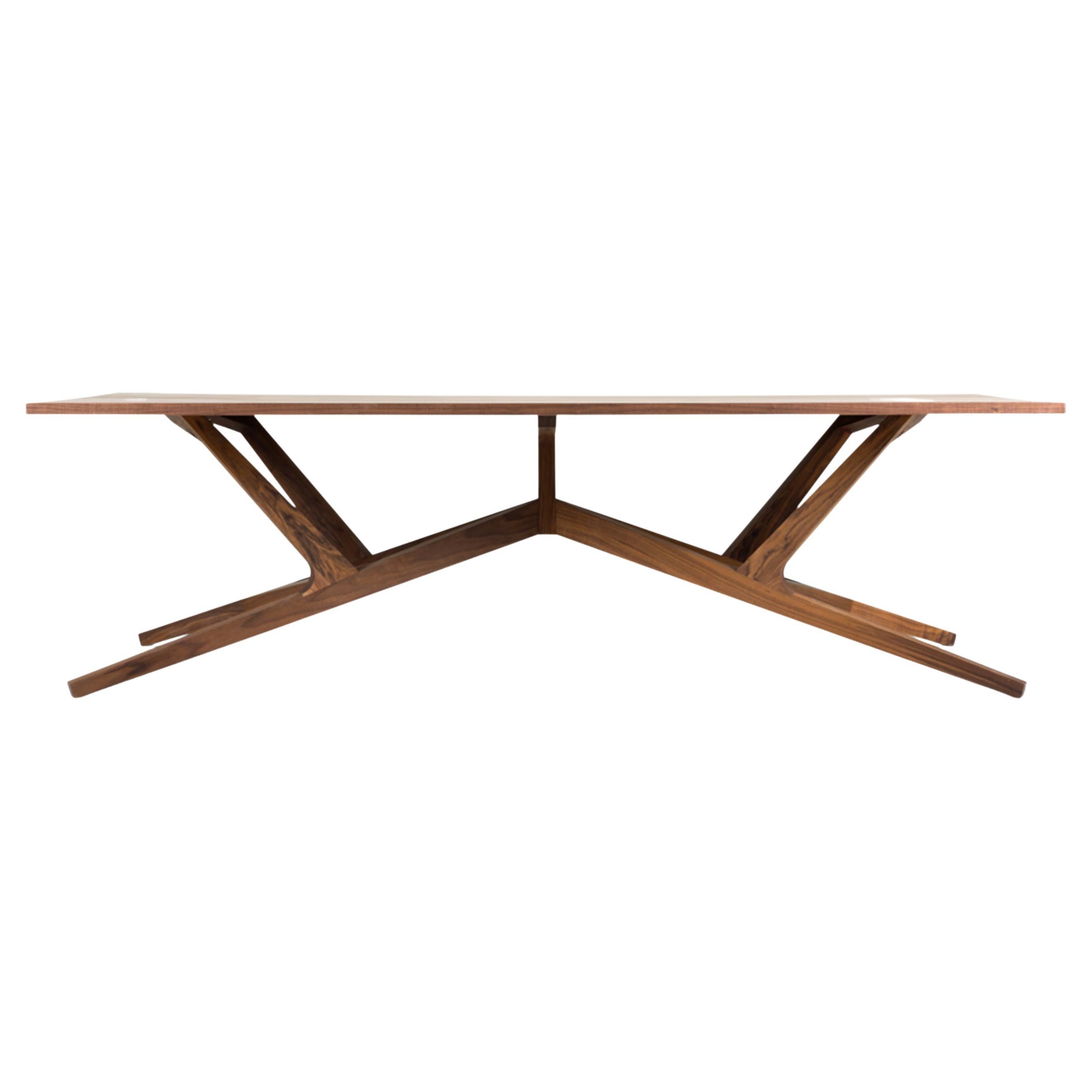Moooi Liberty Table in Solid American Walnut by Atelier Van Lieshout For Sale