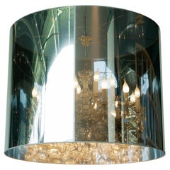 Moooi Light Shade Shade Large Suspension Lamp in Mirror Shade with Metal Frame