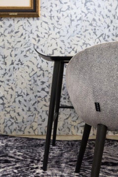 Moooi Love Dining Chair in Divina MD, 213 Beige Upholstery & White Wash Oak Legs