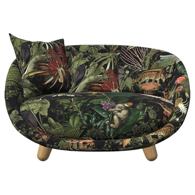 Pooof Moooi Pooof Small Pouf in the Menagerie of Extinct Animals Velvet ...