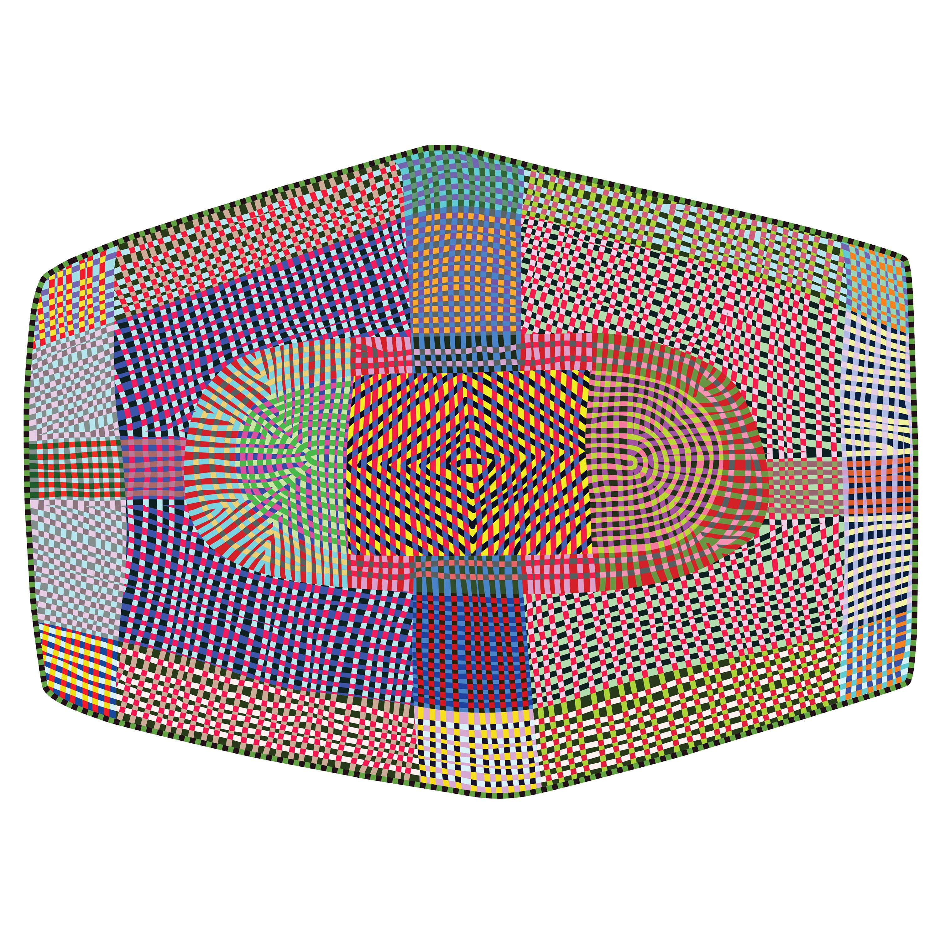 Tapis Moooi Magic Marker Freaky en polyamide à poils bas de Bertjan Pot