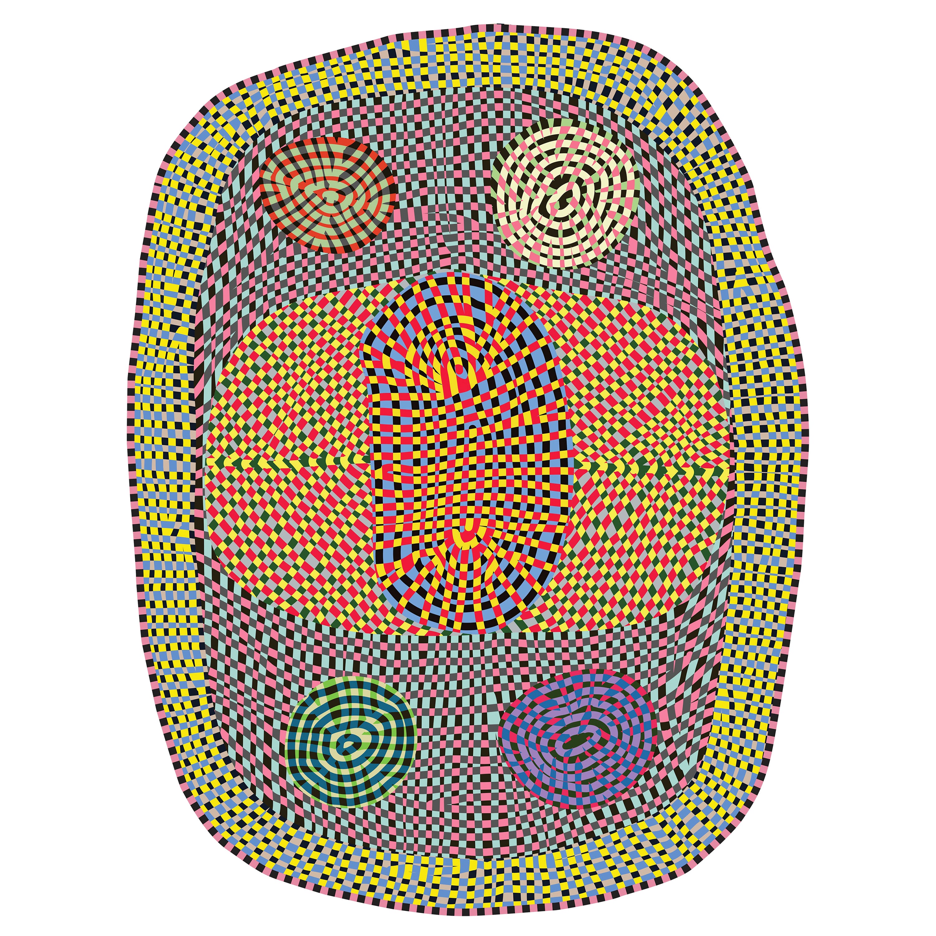 Tapis Moooi Magic Marker en polyamide à poils bas de Bertjan Pot