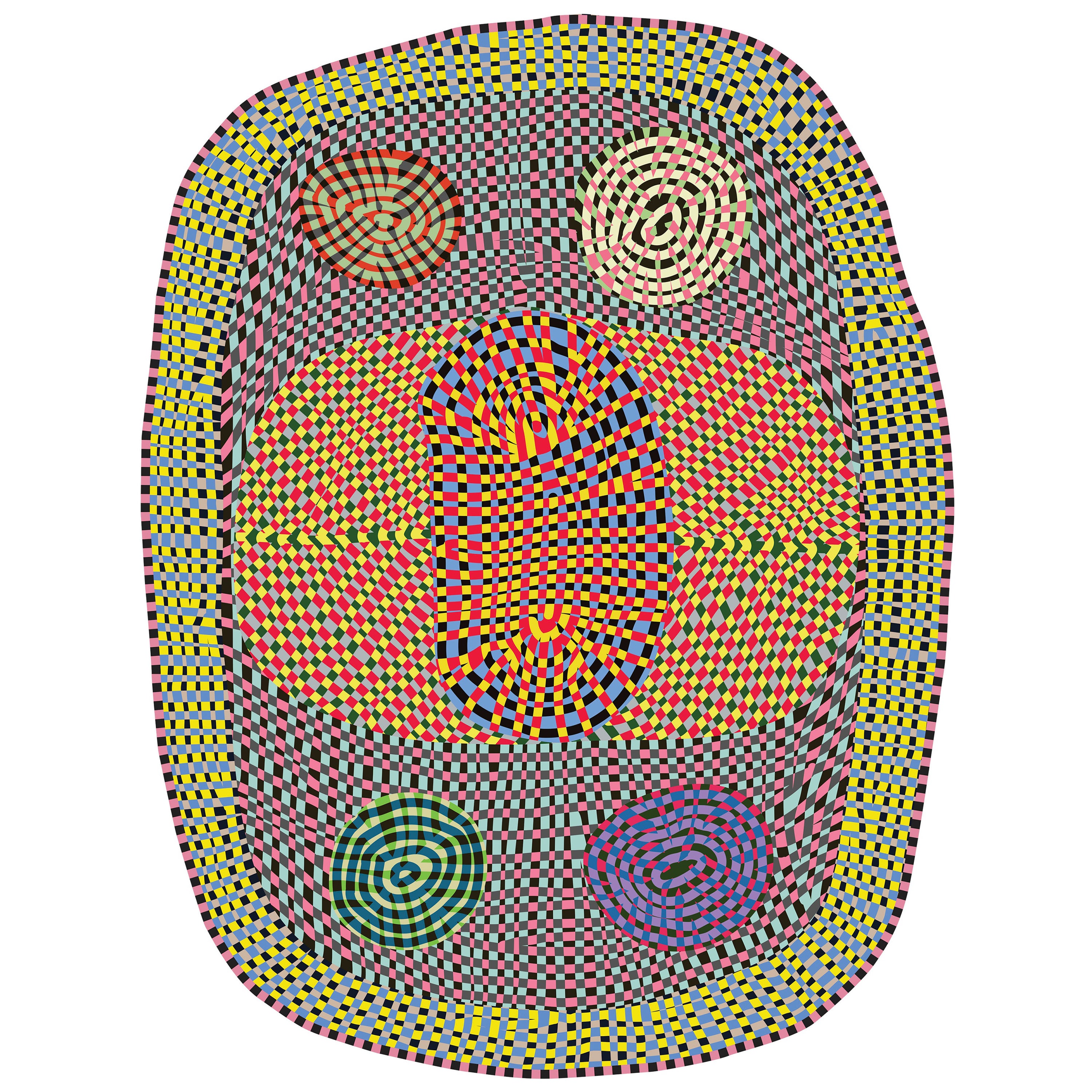 Tapis Moooi Magic Marker Wild en laine de Bertjan Pot