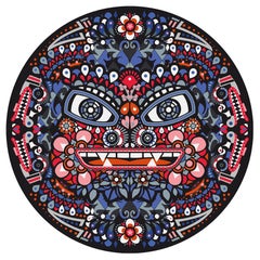 Tapis Moooi Monster de taille moyenne en laine par Marcel Wanders Studio