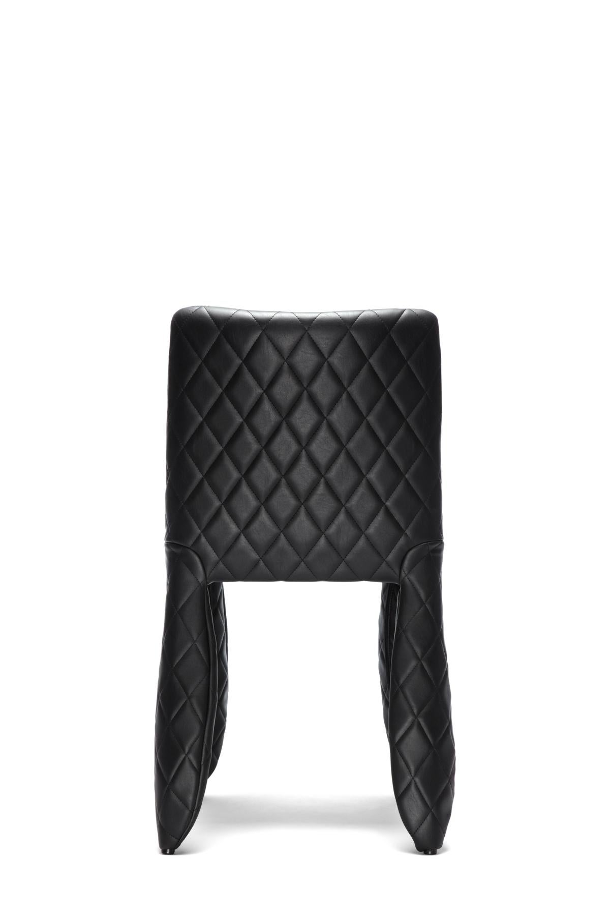 Modern Moooi Monster Diamond Chair in Black Upholstery For Sale