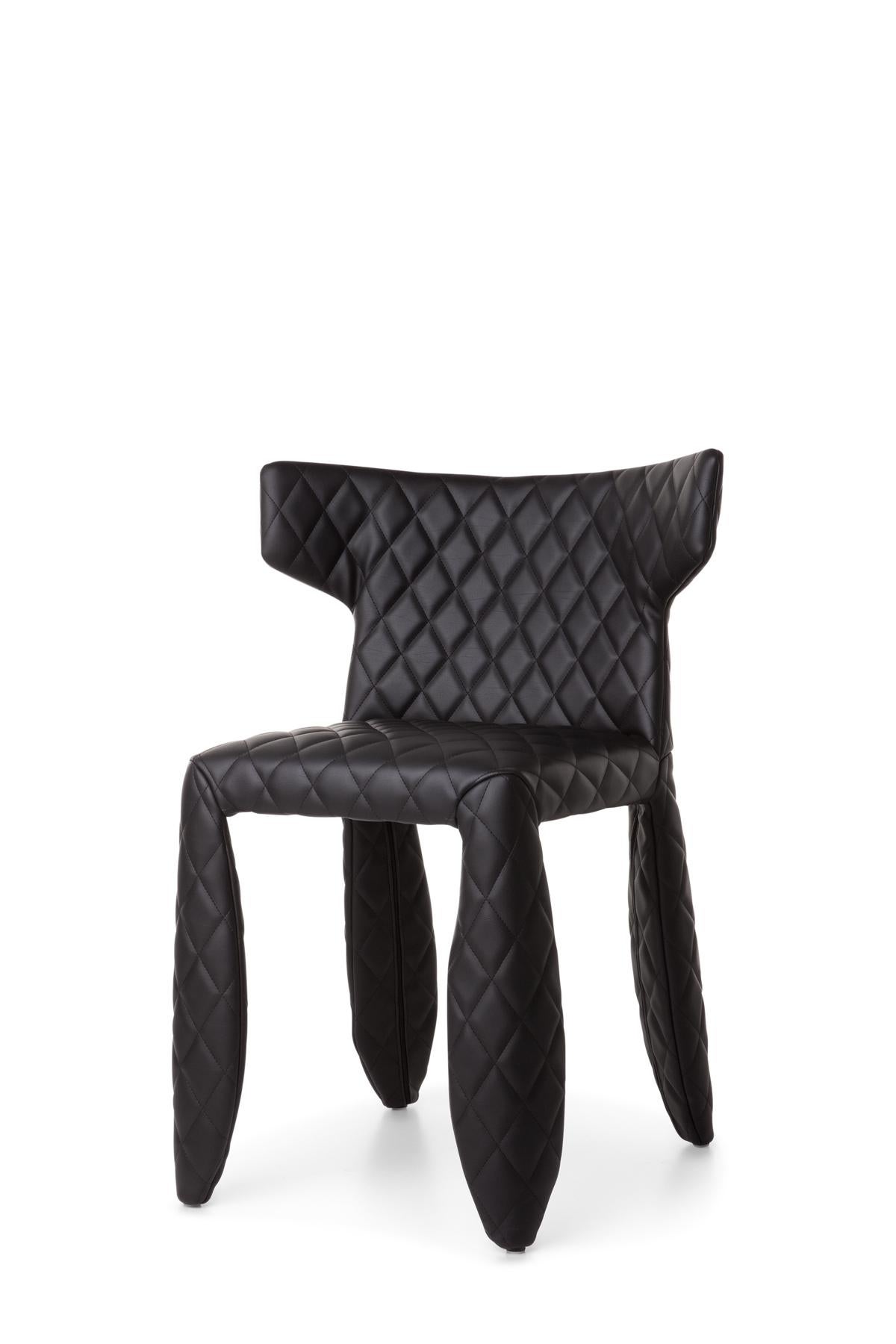 Moooi Monster Diamond Chair mit schwarzer Polsterung und Armlehnen (Moderne) im Angebot
