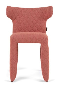 Moooi Silla Monster Diamond con Brazos en Acero Cortado Trío 3, 526 Tapicería Rosa