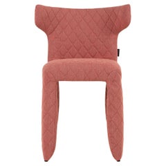 Moooi Monster Diamond Chair with Arms in Steelcut Trio 3, 526 Pink Upholstery