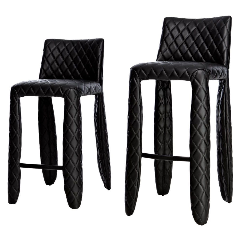 Moooi Monster Diamant-Hocker mit hohem Barhocker aus Segeltuch 2, 974 von Marcel Wanders Studio im Angebot