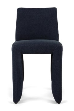 Moooi Monster Naked Chair in Justo, Flod Navy Blue Upholstery