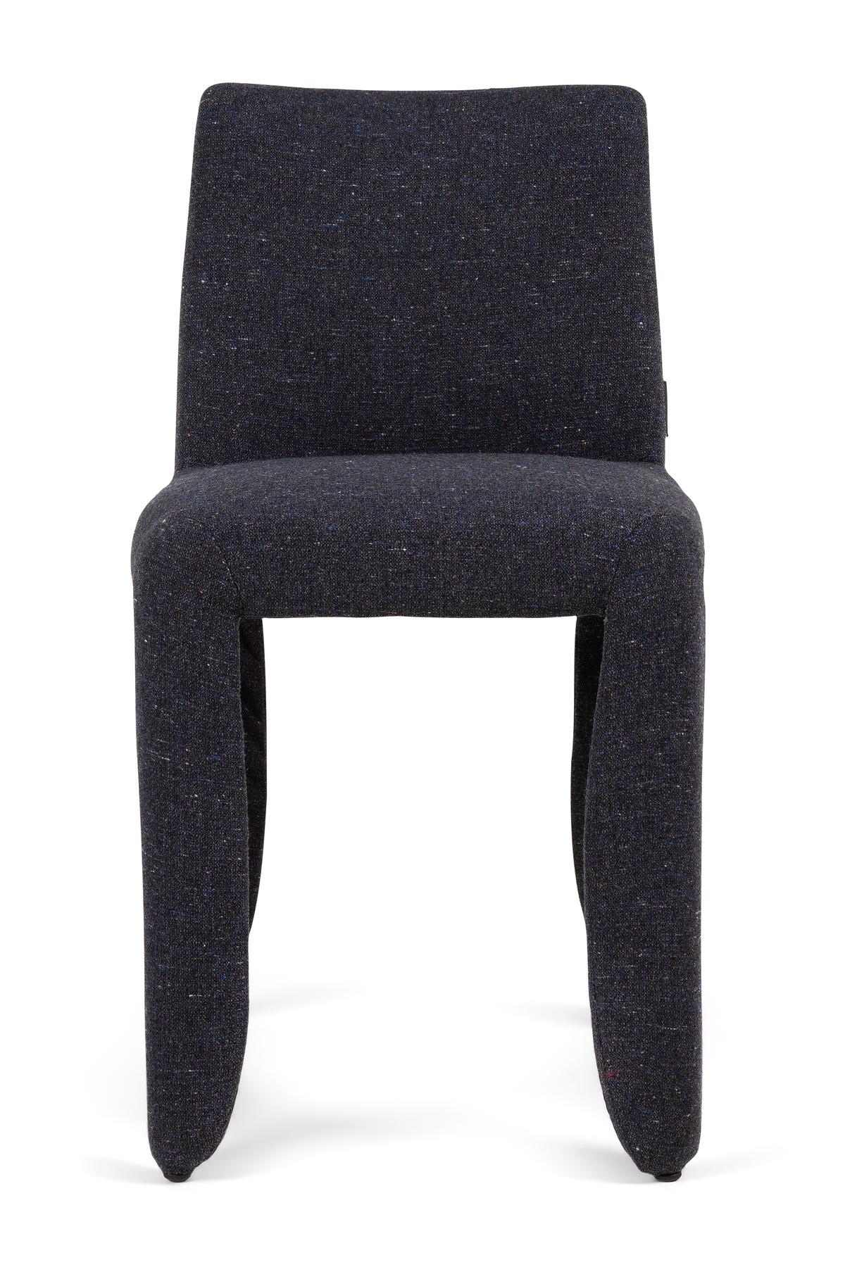 A soft, puffy and stylish chair as symbol of the eternal battle between opposite forces that take place in life and can be easily recognized inside ourselves, if we have the courage to open our eyes. Scary? Not at all! You forget all about the