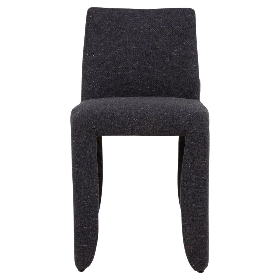 Moooi Monster Naked Chair in Solis, Dawn Dark Grey Upholstery For Sale