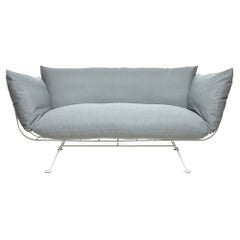 Moooi Nest Double Seater Sofa in Tonica 2 Upholstery with Metal Frame