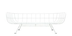 Canapé Moooi Nest avec cadre en acier blanc par Marcel Wanders Studio