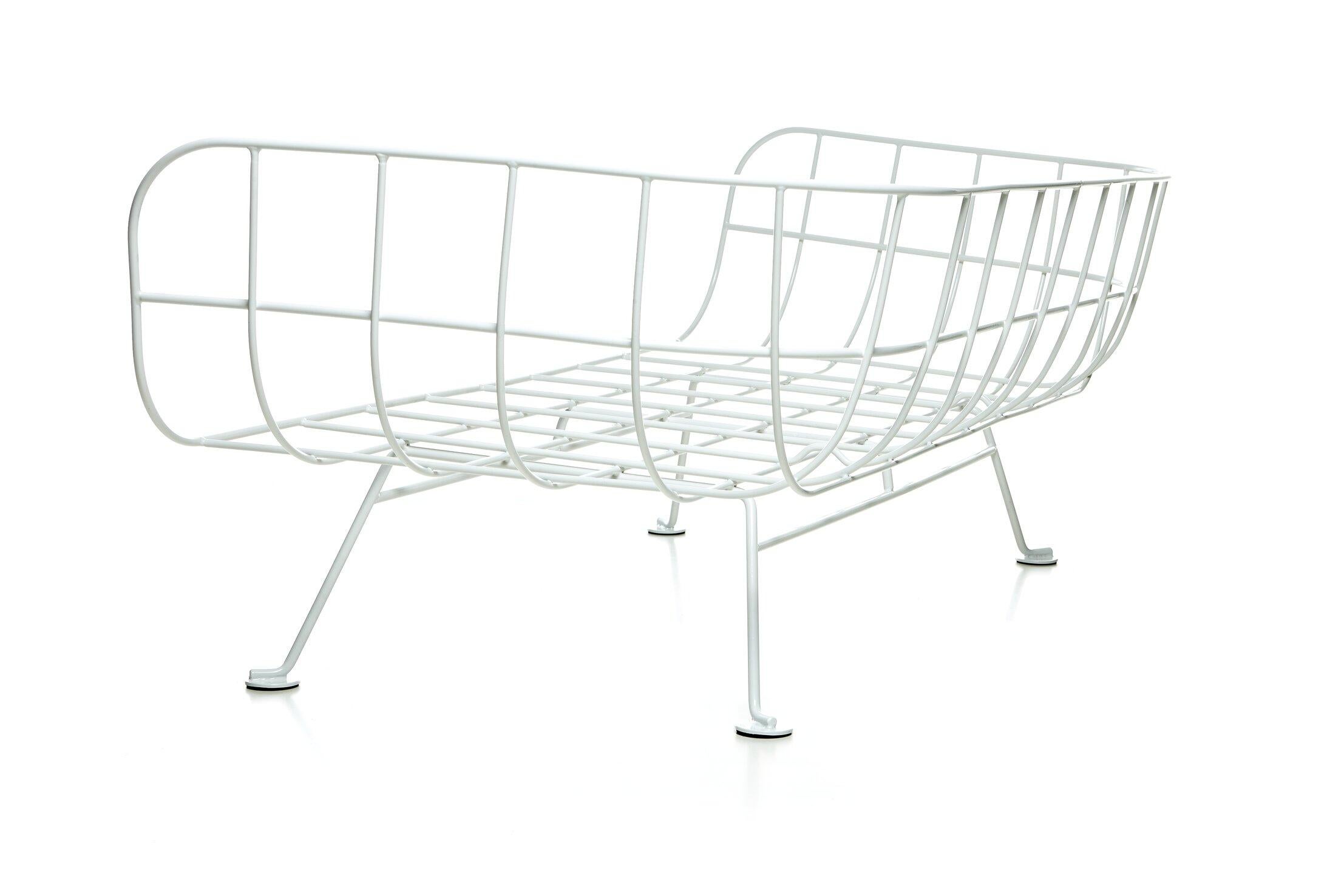 Poudré Canapé Moooi Nest avec cadre en acier blanc par Marcel Wanders Studio en vente