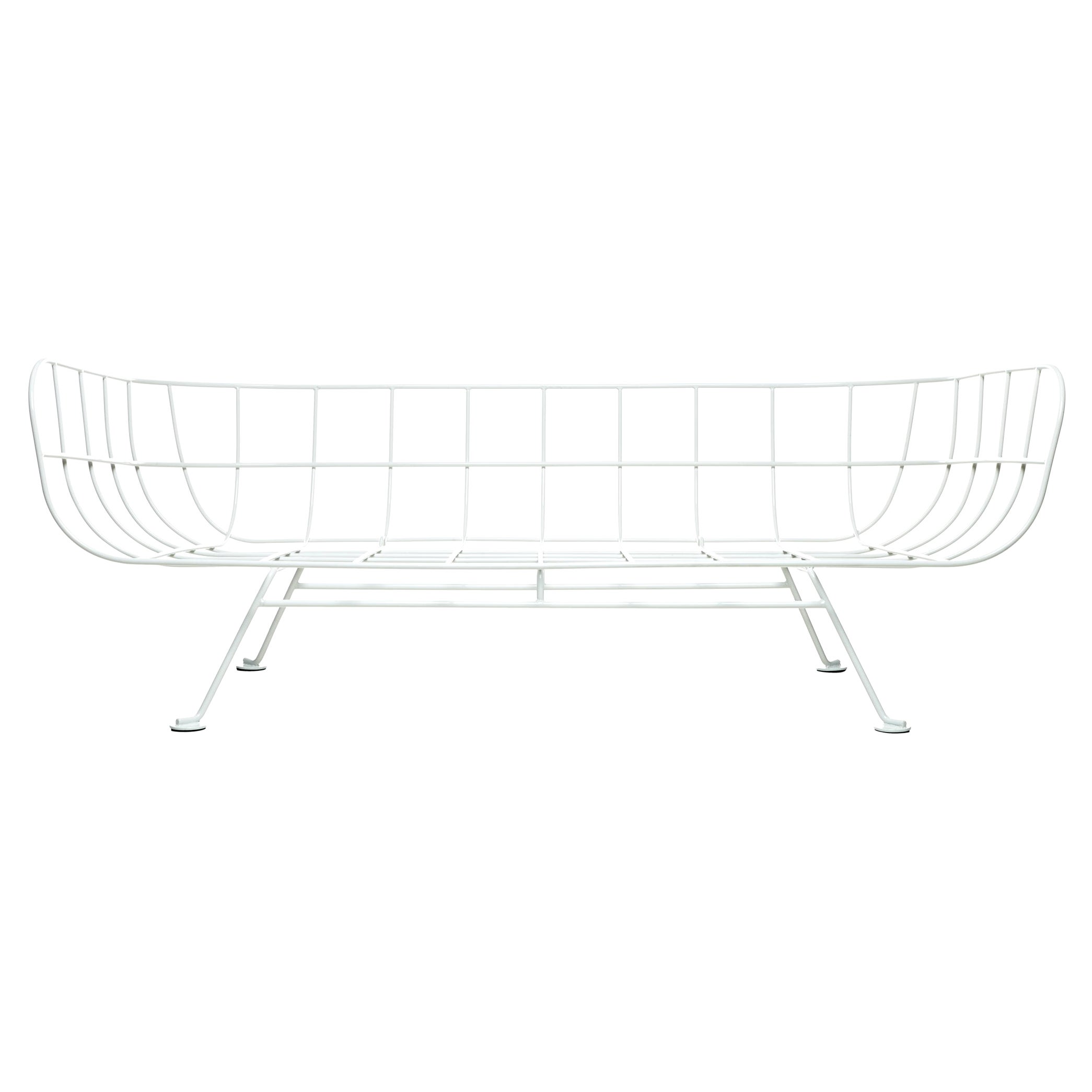 Moooi Nest Double Seater Sofa in White Steel Frame by Marcel Wanders Studio