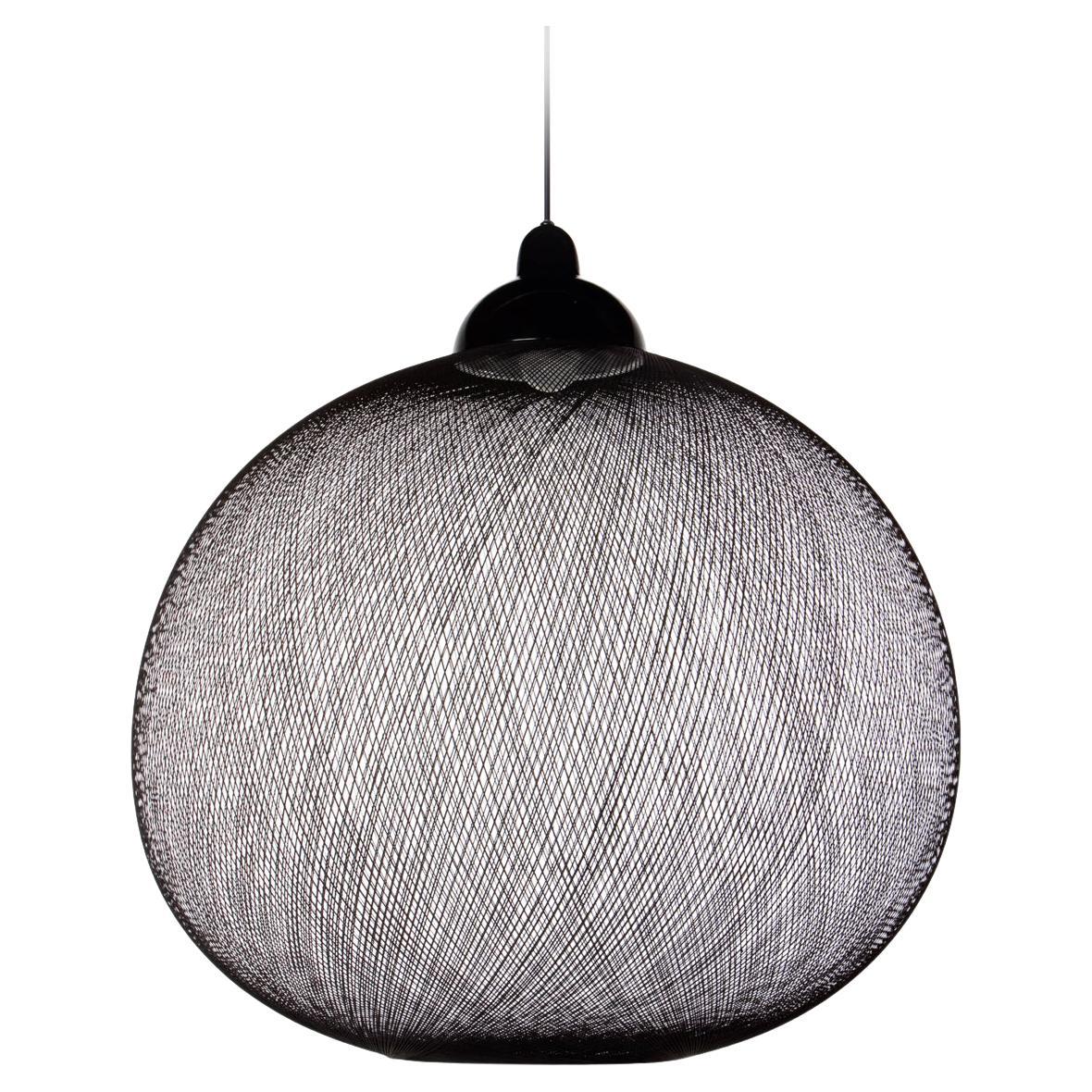 Moooi Non Random Grande Lampada a Sospensione Nera in Alluminio e Fibra di Vetro