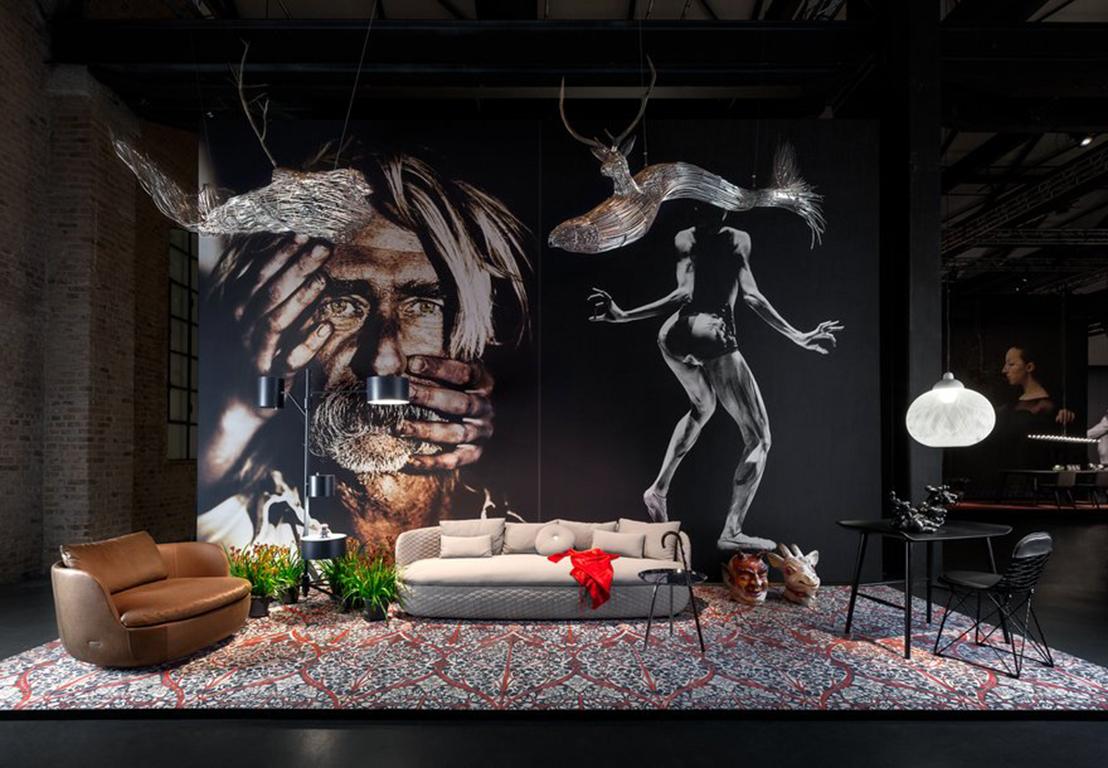 XXI secolo e contemporaneo Moooi Non Random Piccola lampada a sospensione bianca in alluminio e fibra di vetro, 10m in vendita