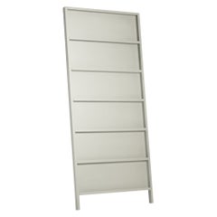Moooi Oblique Big Cupboard/Wall Shelf in Silk Grey Lacquered Beech