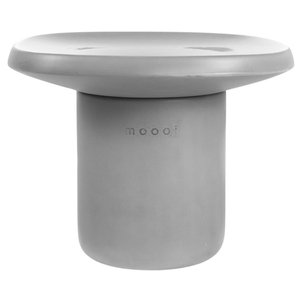 Moooi Obon Square High Ceramic Table in Grey Finish by Simone Bonanni For Sale