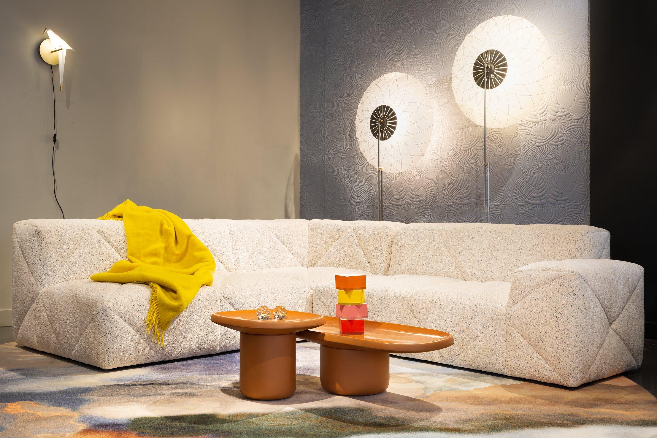 Table haute carrée Moooi Obon en finition terre cuite de Simone Bonanni en vente 5