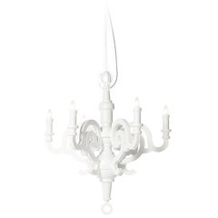 Lampadario di carta Moooi senza paralumi in Wood Wood e cartone bianco di Studio A