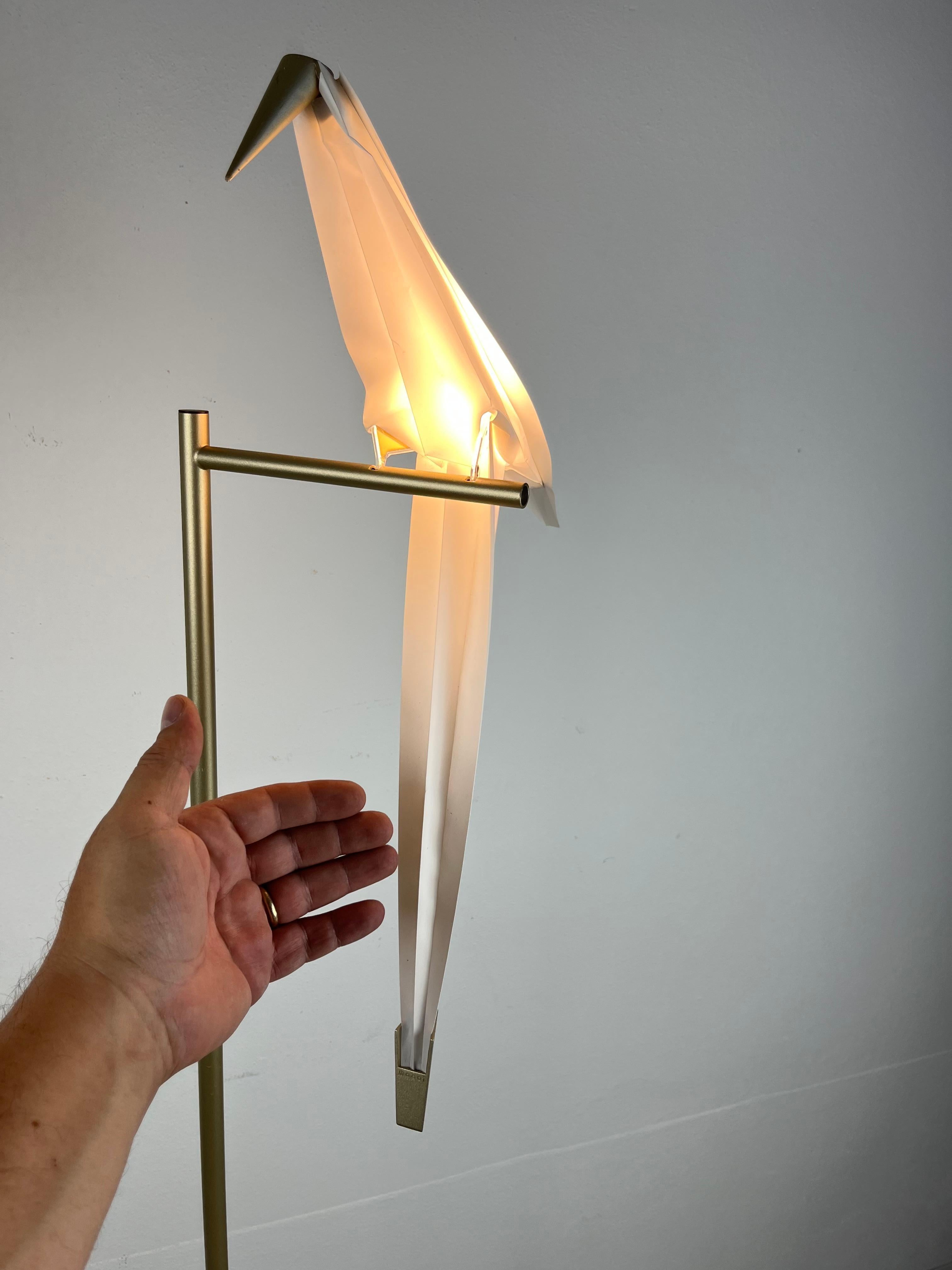 Aluminium Moooi Perch Light Bird Led  Lampadaire d'Umut Yamac, Pays-Bas, 2017