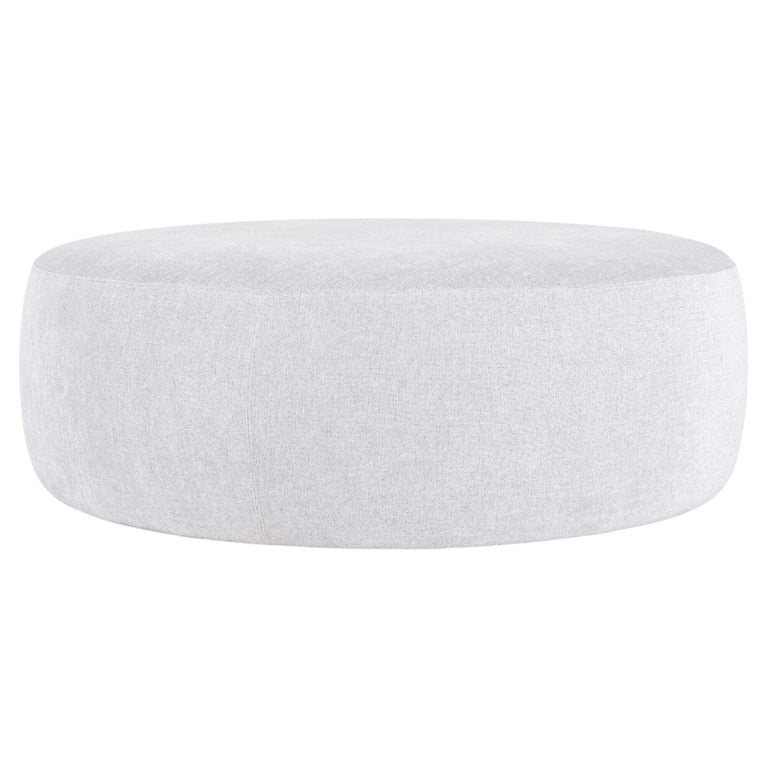 Pooof Moooi Pooof Large Pouf in Tonica 2, 171 White Upholstery For Sale at ...