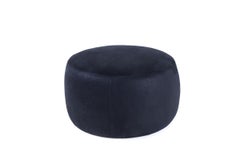 Moooi Pooof Small Pouf in Abbracci, Black Upholstery