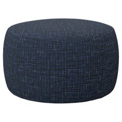 Moooi Pooof Small Pouf in Boucle, Blue Upholstery